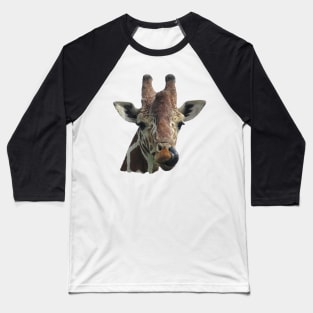 Funny Giraffe - Africa Baseball T-Shirt